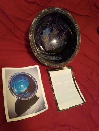 Vintage 1982 Bowl Of The Night Sky Astronomy,  Constellation & Manuals -