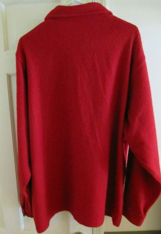 Vintage Boy Scouts Of America Official Jacket Red Wool Coat Men ' s 48 XL 2