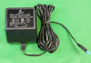 Vintage Oem Atari 7800 Power Supply Adapter Part No.  Co 24471 - 001