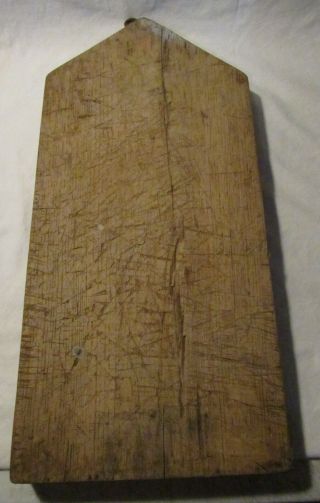 Vintage 19x9x1.  5 " Thick Heavy Solid Wood Chopping Cutting Board Block 8 Lbs