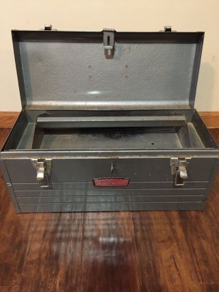 Vintage Craftsman 6512 Tool Box With Pull Out Tray