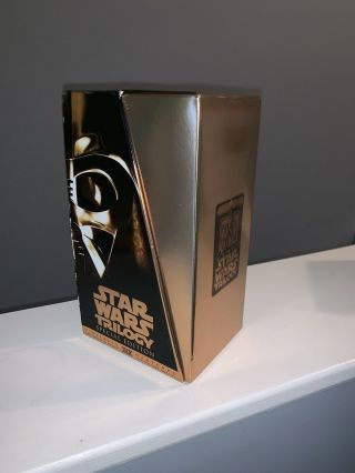 Star Wars Trilogy Special Edition Vhs Gold Set Digitally Mastered Thx Vintage