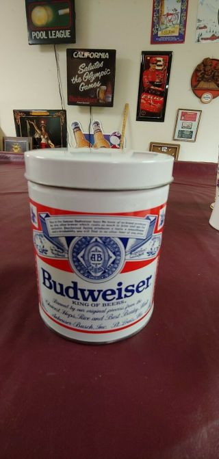 Vintage 1987 Anheuser - Busch Budweiser Collectible Keepsake Tin Beer Memorabilia 2