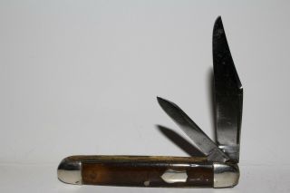 Vintage Shumate Cutlery 2 Blade Equal End Pattern Pocket Knife