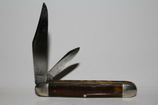 Vintage Shumate Cutlery 2 Blade Equal End Pattern Pocket Knife 2