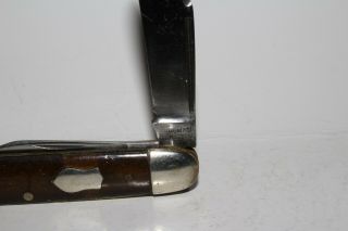 Vintage Shumate Cutlery 2 Blade Equal End Pattern Pocket Knife 3