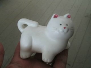 Vintage Takakashi White Cat Japan Takahaski Statue Figurine Ceramic Kitty