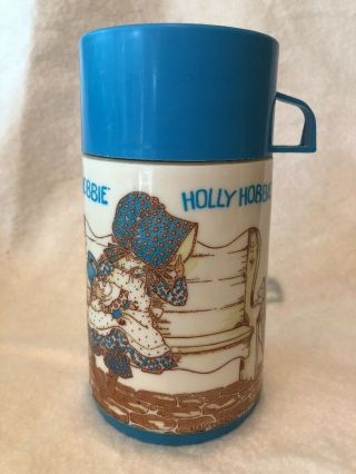 Vintage 1979 American Greetings Holly Hobbie Thermos With Cap Aladdin Brand