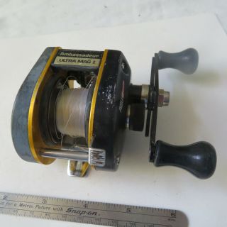 Fishing Reel Abu Garcia Ambassadeur Ultra Mag I Magnetic Break Made Sweden