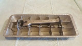 Vintage Presto Magic Touch Aluminum Ice Cube Tray With Release Handle