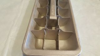Vintage Presto Magic Touch Aluminum Ice Cube Tray with Release Handle 4