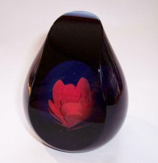 Vintage Caithness Limited Edition Art Glass Paperweight - Grace - No 143 Of 500