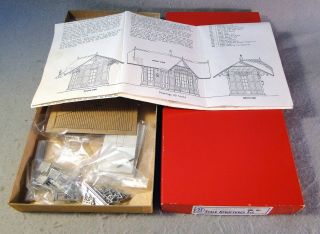 Scale Structures Ltd Ho Scale Grizzly Flats Depot Rare Vintage Multi - Media Kit