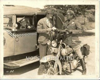 Charles Starrett Harley Davidson Orig Vintage 1935 What Price Crime Film Still
