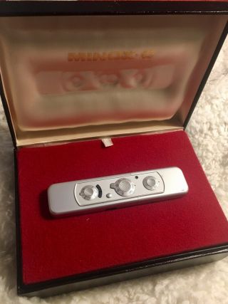 Vintage Minox C Ultra Miniature Camera Box Inserts Manuals Case And Box