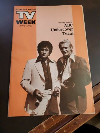 Vintage June 6 - 12 1976 Tv Week Starsky & Hutch Tv Guide