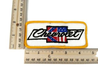 X1 Vintage Usa Red/white/blue Chevrolet Hat Or Jacket Patch