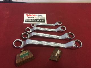Vintage S - K Tools No.  5400 Deep Offset Box - End Wrench Set 3/8 