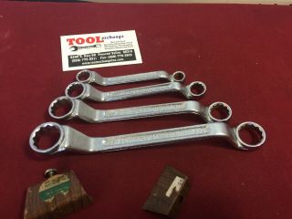 Vintage S - K Tools No.  5400 Deep Offset Box - End Wrench Set 3/8 