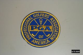 Vintage Pga Professional Golfers Association Of America Patch