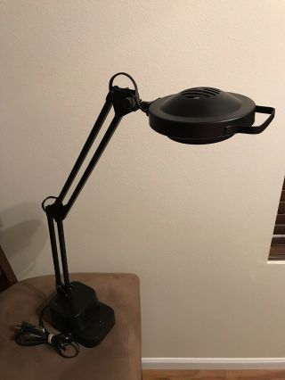 Vintage Industrial Articulating Halogen Swing Arm Light Drafting Desk Task Lamp