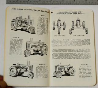 As - Is 1948/1949 John Deere Farm Equipment Farmers Pocket Ledger Vtg Sequim Wa