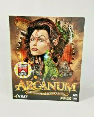 Arcanum Of Steamworks & Magick Obscura RPG Collectible Vintage Big Box PC Game 2