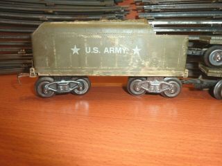 Vintage US Army Military Electric Toy Train Set Type O 6
