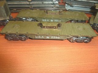 Vintage US Army Military Electric Toy Train Set Type O 7