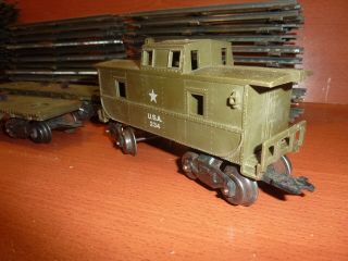 Vintage US Army Military Electric Toy Train Set Type O 8