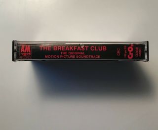 Vtg 1985 The BREAKFAST CLUB Cassette MOVIE SOUNDTRACK Album Tape OST EUC, 5
