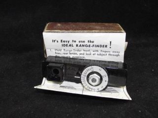 Vintage Ideal Camera Rangefinder With Box And Instructions -