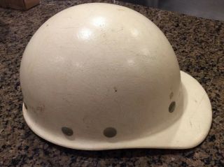 Vintage Superglas Fibremetal Safety Hard Hat Helmet Mining Steelworker