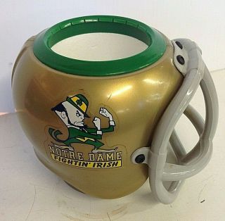 Vintage 1992 Notre Dame Fighting Irish Football Helmet Drink Cozy Sports Fan Fun