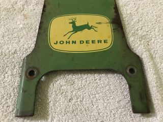 vintage JOHN DEERE Seat Back brace four legged Deer Logo 13 