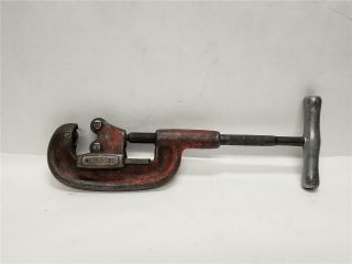 Vintage Ridgid No.  1 - 2 Heavy Duty 1/8 " To 2 " Inch No.  2 Pipe Cutter