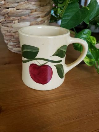Vintage Watt Pottery Apple 121 Coffee Mug
