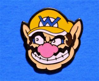 Nintendo Mario Bros - Wario - Vintage Video Game Lapel Pin - Hat Pin - Pinback
