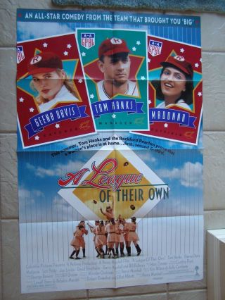 Vintage Movie Poster 1 Sheet A League Of Their Own 1992 Tom Hanks,  Geena Davis
