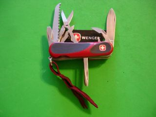 Ntsa Vintage Swiss Army Wenger Multifunction Pocket Knife " Evo Grip 18 "