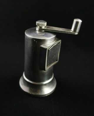 Perfex France Vtg Salt Pepper Crank Mill Hand Grinder 4 Inch Cast Aluminum