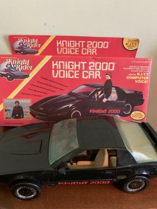 Vintage Kenner Knight Rider Knight 2000 Voice Car K.  I.  T.  T