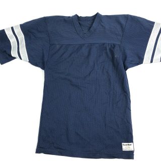 Vtg Sand - Knit Dallas Cowboys Blank Football Jersey Size S Small (47)