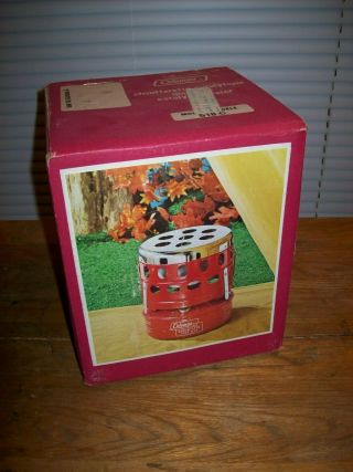 Vintage Red Coleman No.  518c Quick - Lite Heater In The Box 518 C