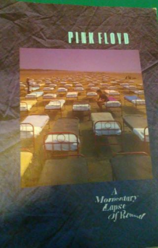 Pink Floyd A Momentary Lapse Of Reason Songbook Vintage Oop Rare