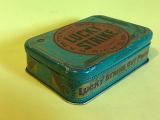 Vintage R.  A.  Patterson Tobacco Lucky Strike Pocket Tin,  Richmond,  Va