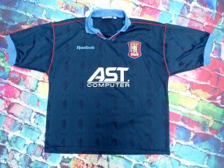 D18 Vintage Football Jersey 1995 - 97 Aston Villa Away Shirt Xl
