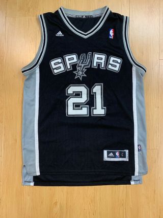 Vtg Authentic San Antonio Spurs Tim Duncan Sewn Jersey Mens Sz Large,  2 Adidas