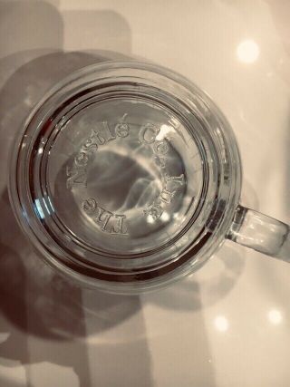 [SET OF 17] Vintage Nescafe Etched Glass World Map (Coffee Pot,  8 Mug,  8 Cup) 7