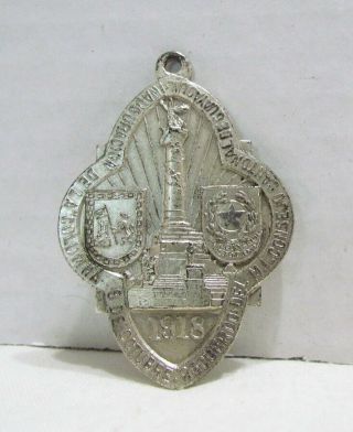 Consulate Of Spain Spanish Council Guayaquil Ecuador 1918 Medal Award Vintage